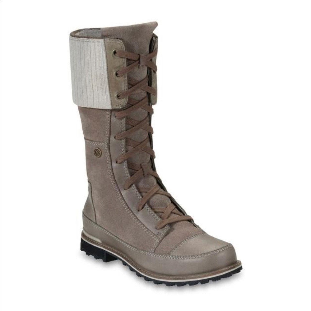The North Face Size 7 Women’s Cream and Beige Snowtropolis Lace Boots